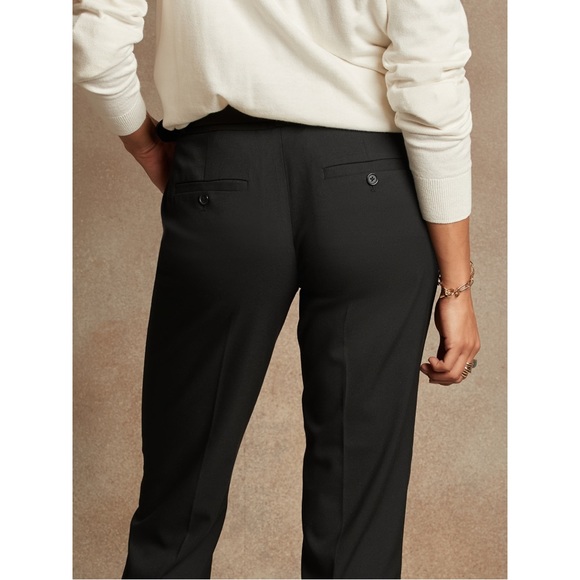 BANANA REPUBLIC Women Work Pants Regular fit in Black - 8